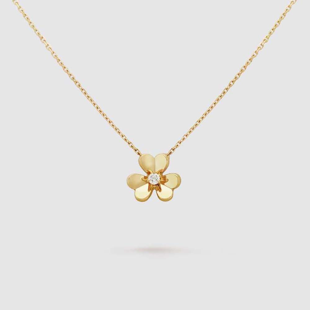 Van Cleef & Arpels Lady Frivole pendant Mini Model in 18K Yellow Gold (1)