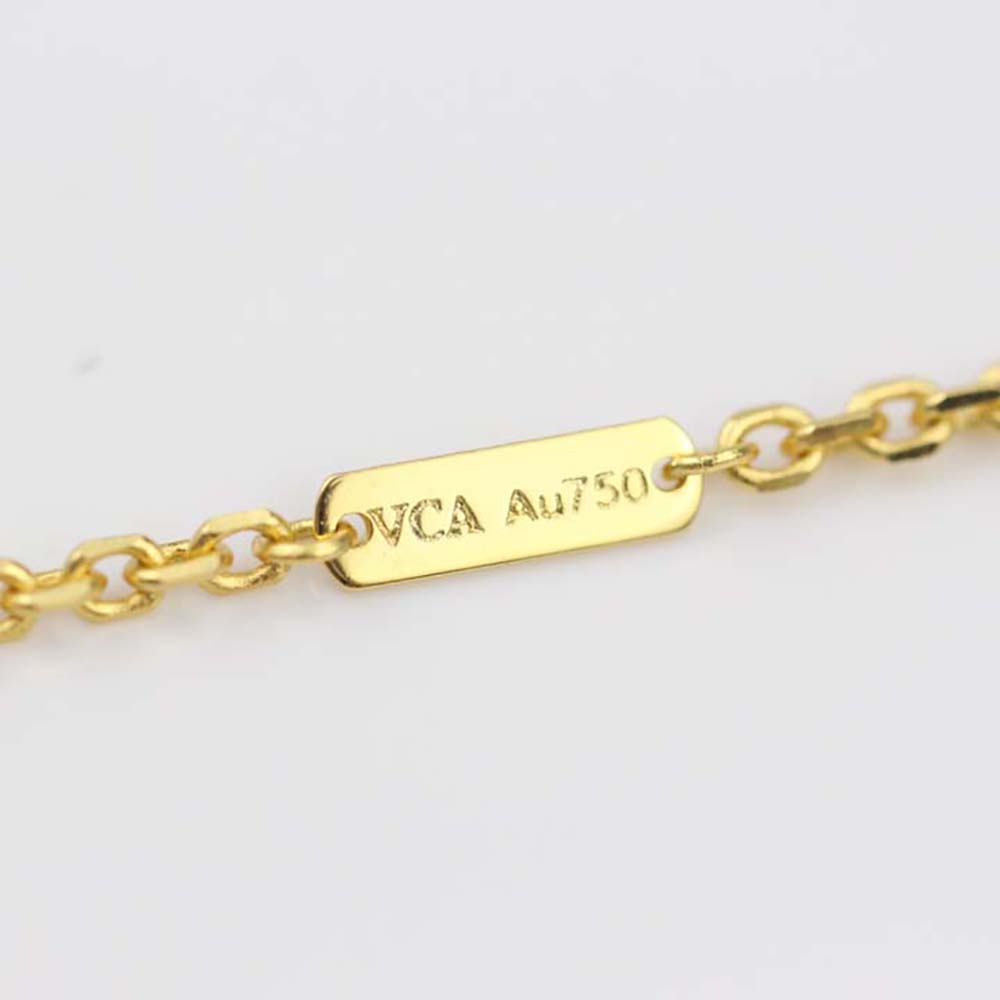 Van Cleef & Arpels Lady Magic Alhambra Long Necklace 1 Motif in 18K Yellow Gold (6)