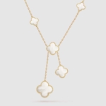 Van Cleef & Arpels Lady Magic Alhambra Necklace 6 Motifs in 18K Yellow Gold
