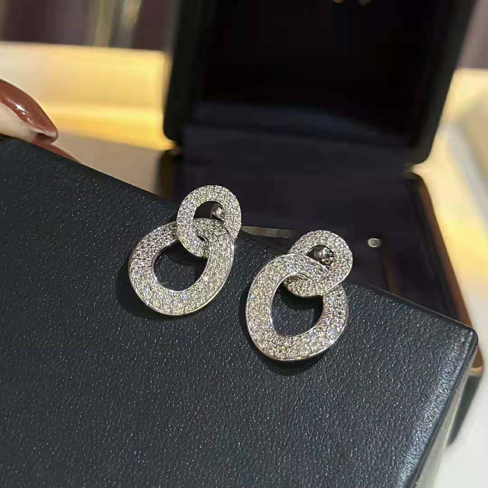 Van Cleef & Arpels Lady Olympia Earrings in 18K White Gold (3)