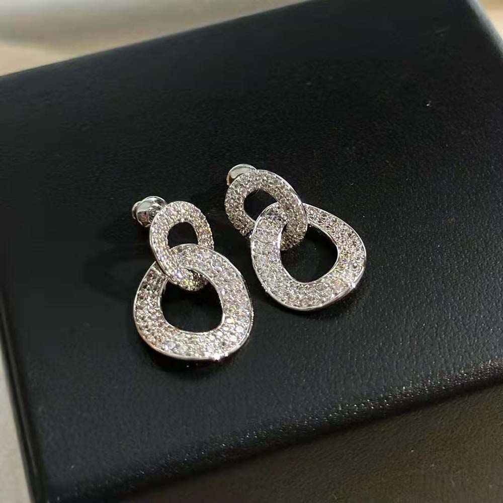 Van Cleef & Arpels Lady Olympia Earrings in 18K White Gold (7)