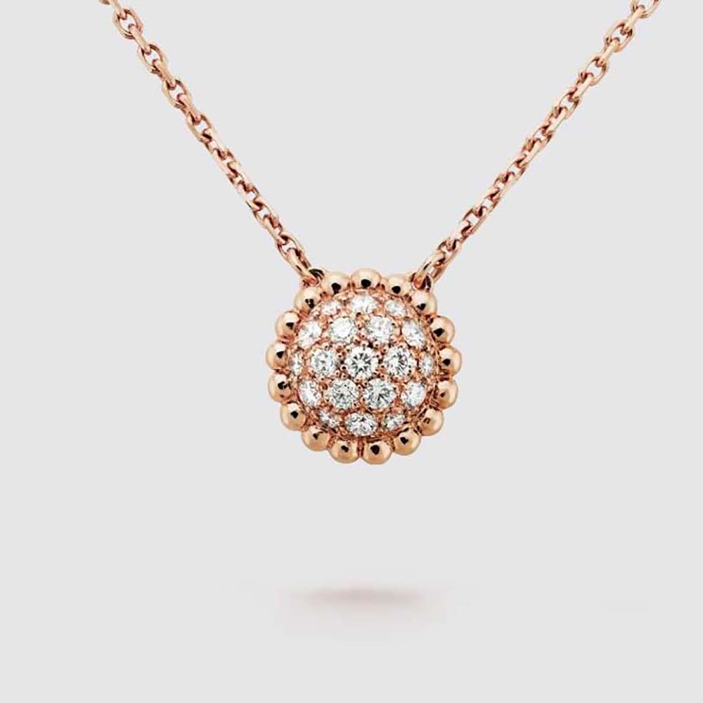 Van Cleef & Arpels Lady Perlée Diamonds Pendant™ in 18K Rose Gold (1)