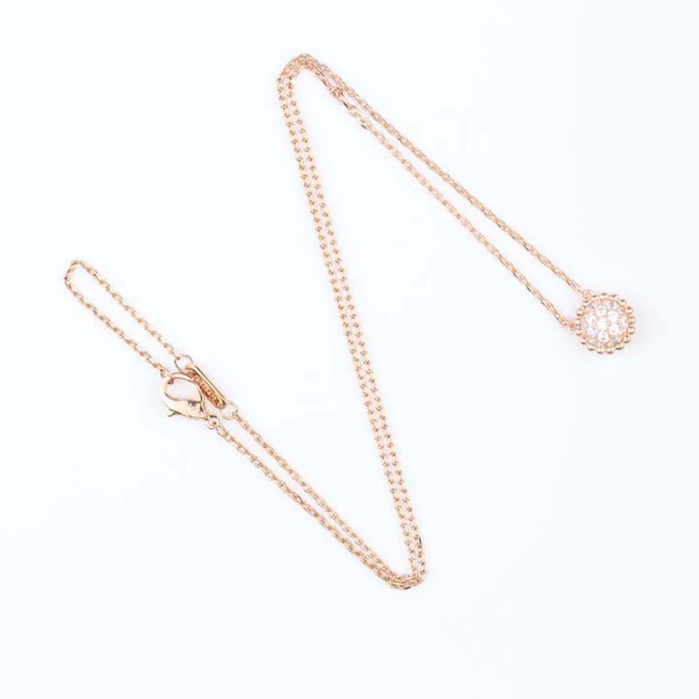 Van Cleef & Arpels Lady Perlée Diamonds Pendant™ in 18K Rose Gold (5)