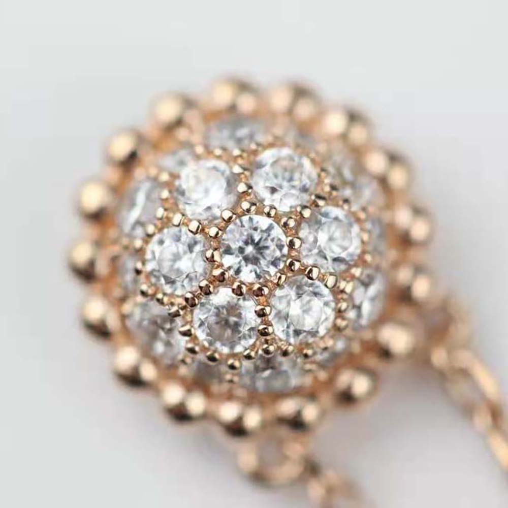 Van Cleef & Arpels Lady Perlée Diamonds Pendant™ in 18K Rose Gold (6)