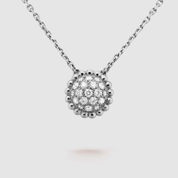 Van Cleef & Arpels Lady Perlée Diamonds Pendant™ in 18K White Gold (1)