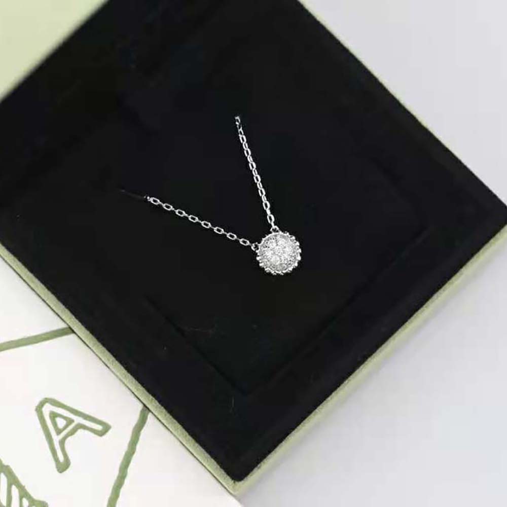 Van Cleef & Arpels Lady Perlée Diamonds Pendant™ in 18K White Gold (4)