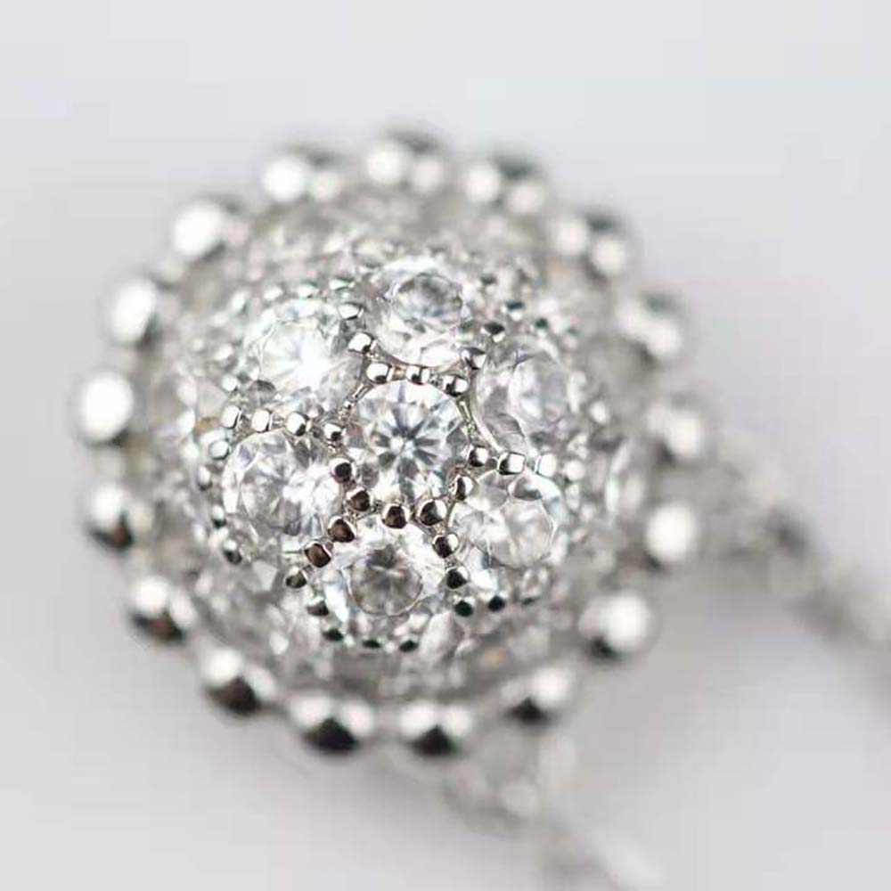 Van Cleef & Arpels Lady Perlée Diamonds Pendant™ in 18K White Gold (8)