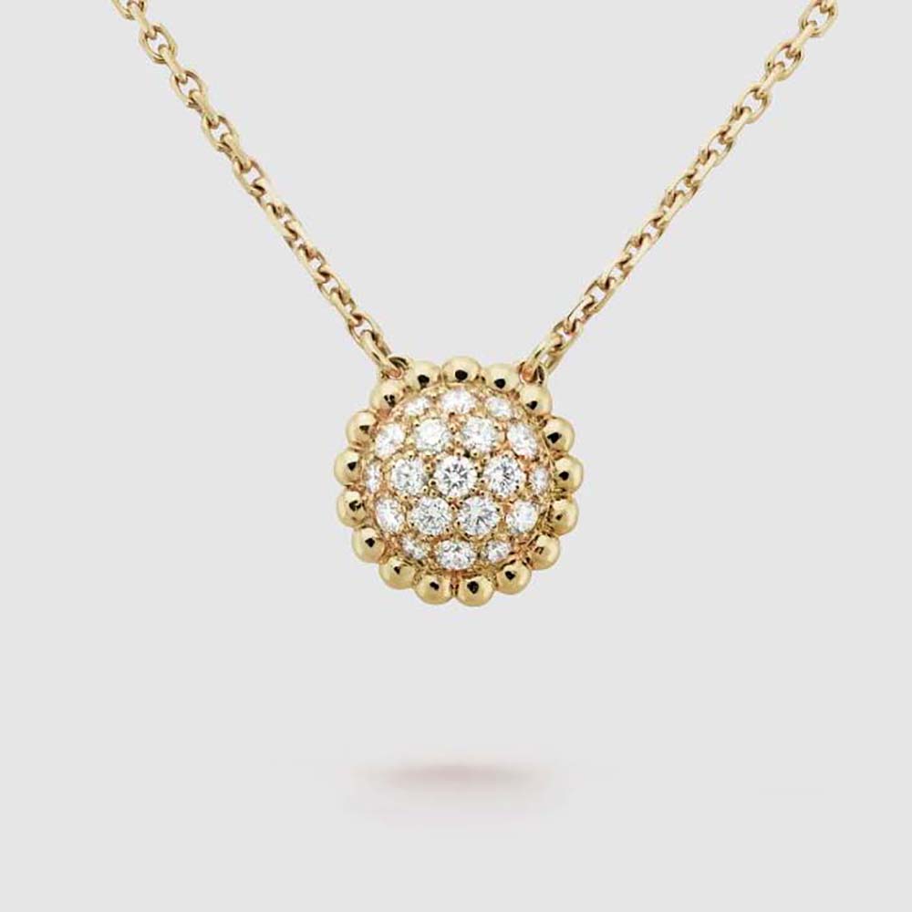 Van Cleef & Arpels Lady Perlée Diamonds Pendant™ in 18K Yellow Gold (1)