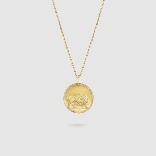 Van Cleef & Arpels Lady Zodiaque Medal Arietis in 18K Yellow Gold (1)