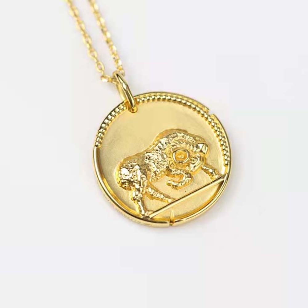 Van Cleef & Arpels Lady Zodiaque Medal Arietis in 18K Yellow Gold (7)