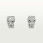 Cartier Women Panthère De Cartier Earrings in 18K White Gold with Diamonds