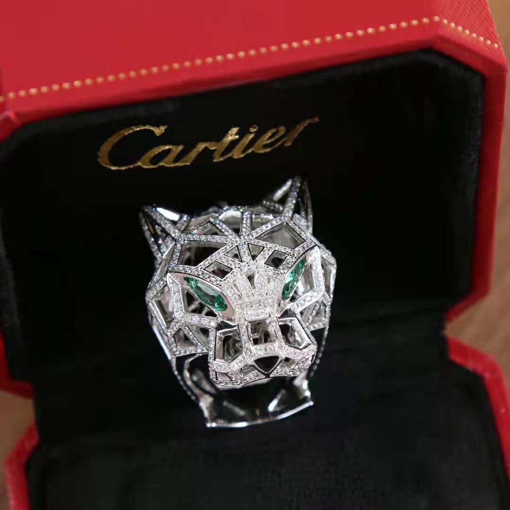 Cartier Women Panthère De Cartier Ring in 18K White Gold (2)