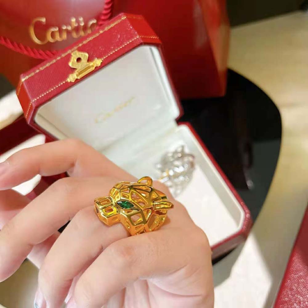 Cartier Women Panthère De Cartier Ring in Yellow Gold (3)