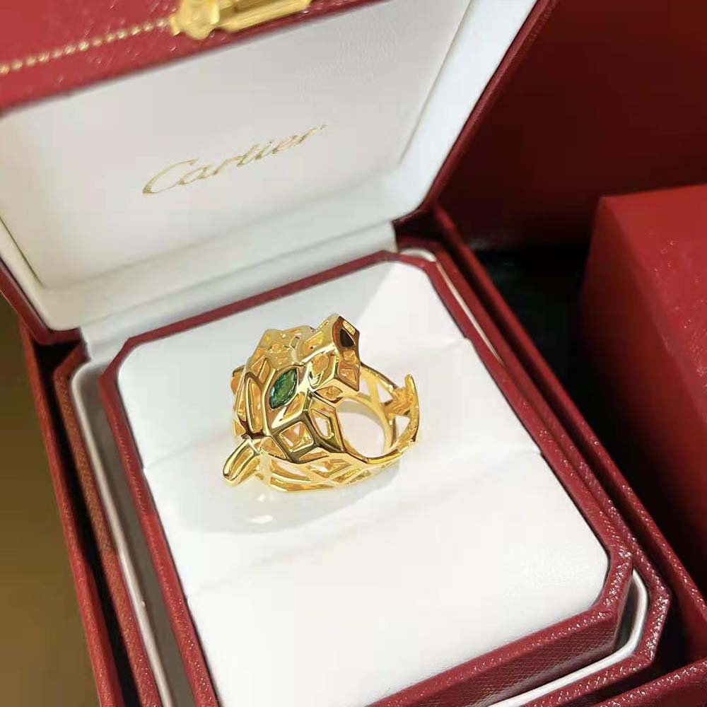 Cartier Women Panthère De Cartier Ring in Yellow Gold (4)