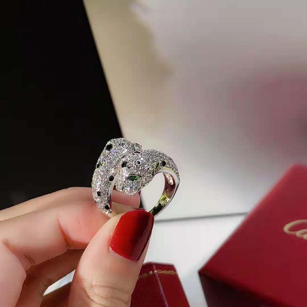 Cartier Women Panthère De Cartier Ring with 18K White Gold (5)