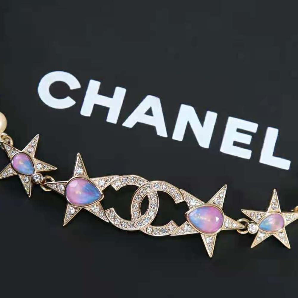 Chanel Women Choker in Metal Glass Pearls & Strass (4)