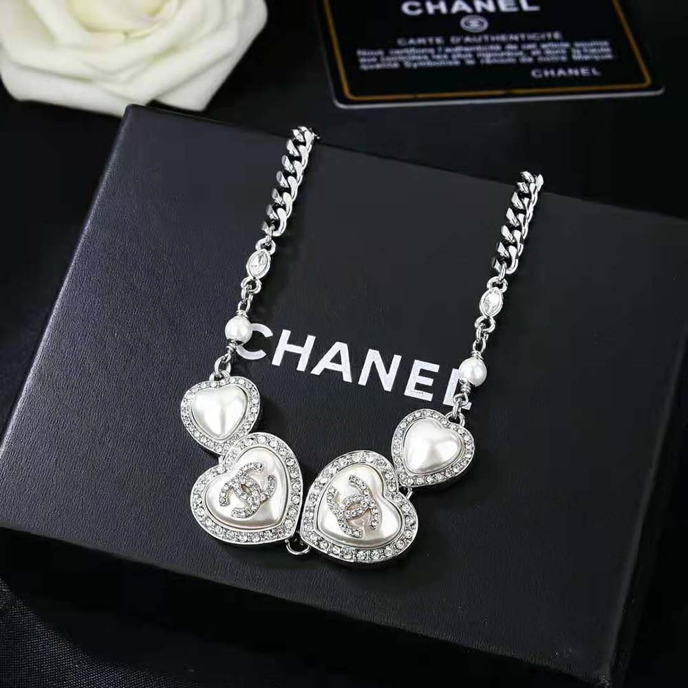 Chanel Women Choker in Metal Glass Pearls and Strass (9)