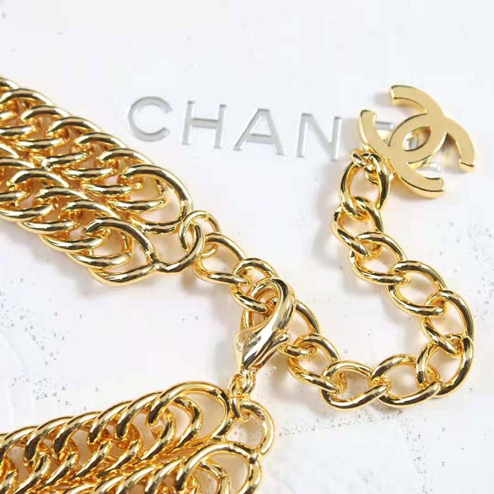 Chanel Women Choker in Metal & Resin (8)