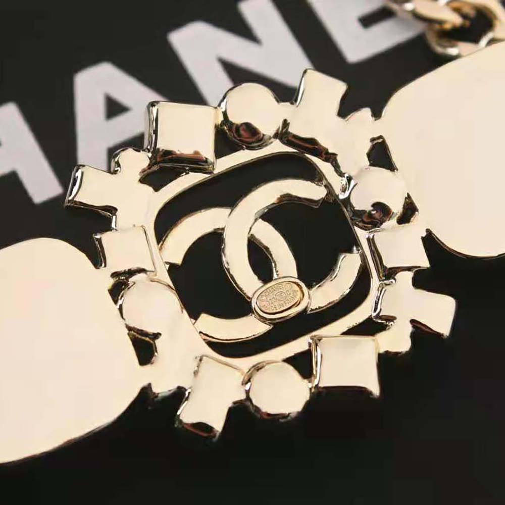 Chanel Women Choker in Metal Resin & Strass (6)