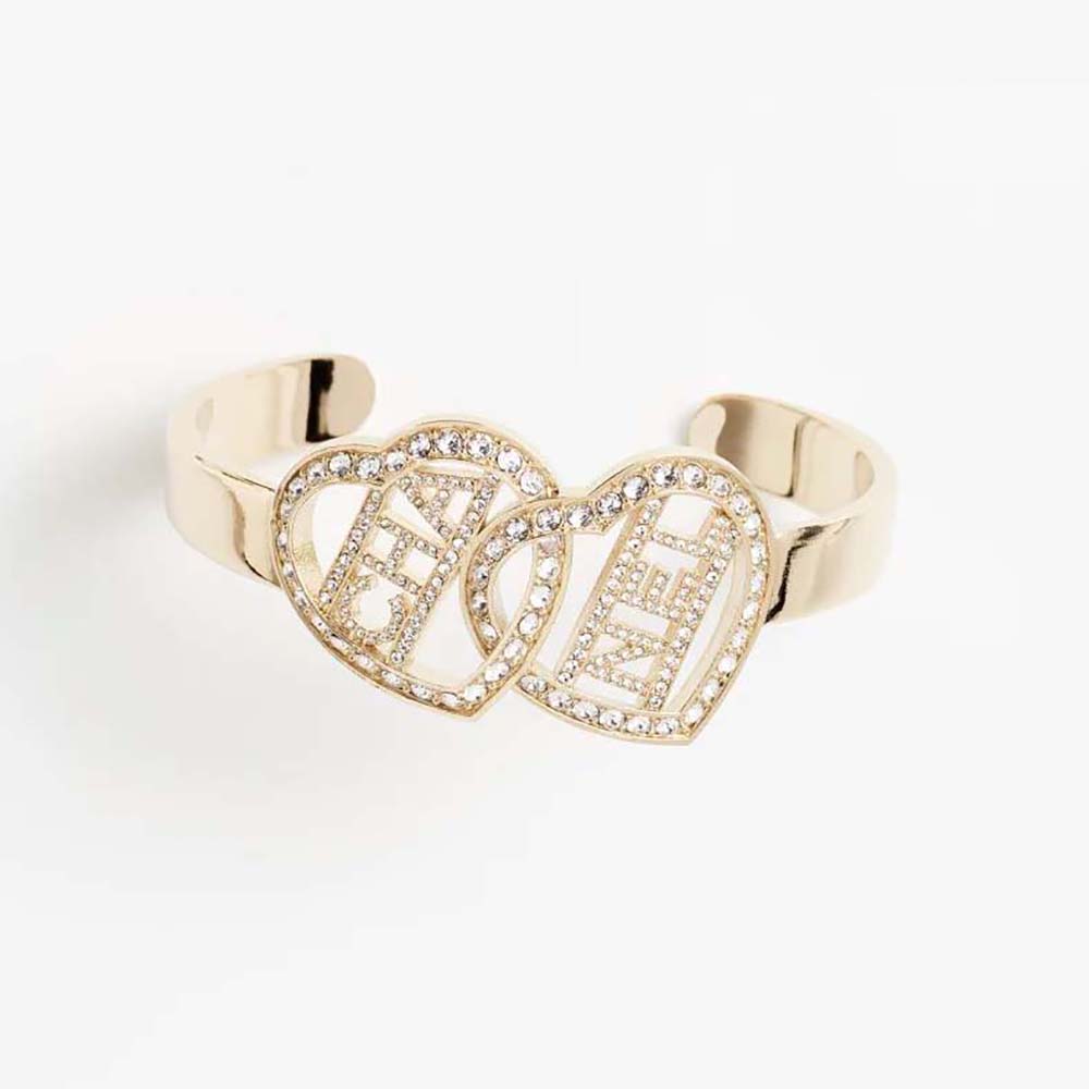 Chanel Women Cuff in Metal and Strass