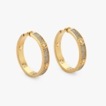 Fendi Women F Is Fendi Earrings Gold-coloured