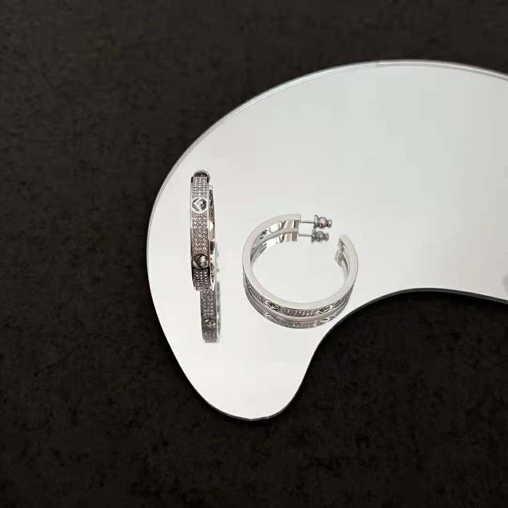 Fendi Women F Is Fendi Earrings Silver-coloured (6)