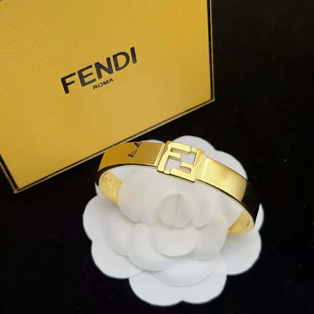 Fendi Women Forever Fendi Bracelet Gold-colored (3)