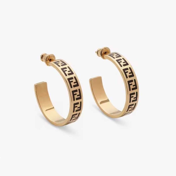 Fendi Women Forever Fendi Earrings Gold-coloured (1)