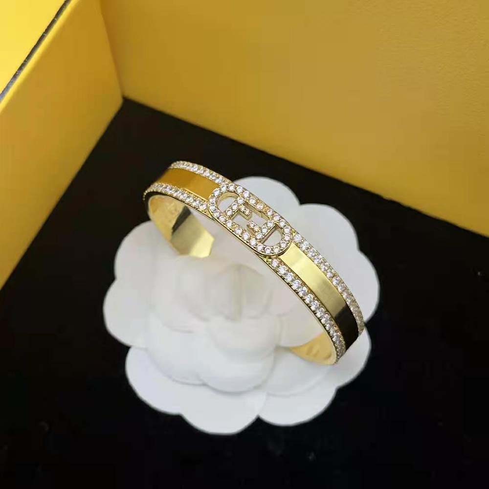 Fendi Women O’Lock Bracelet Gold-colored (3)