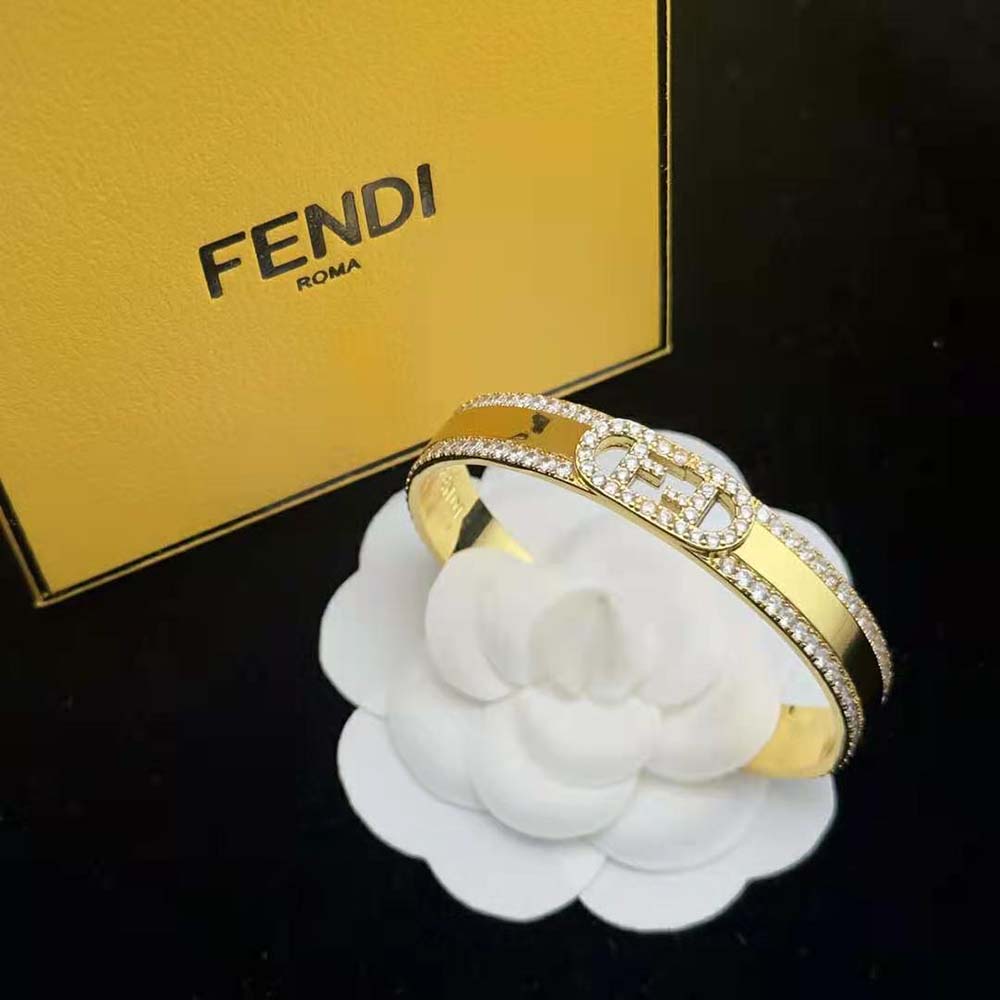 Fendi Women O’Lock Bracelet Gold-colored (4)