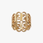 Fendi Women O’Lock Ring Gold-coloured