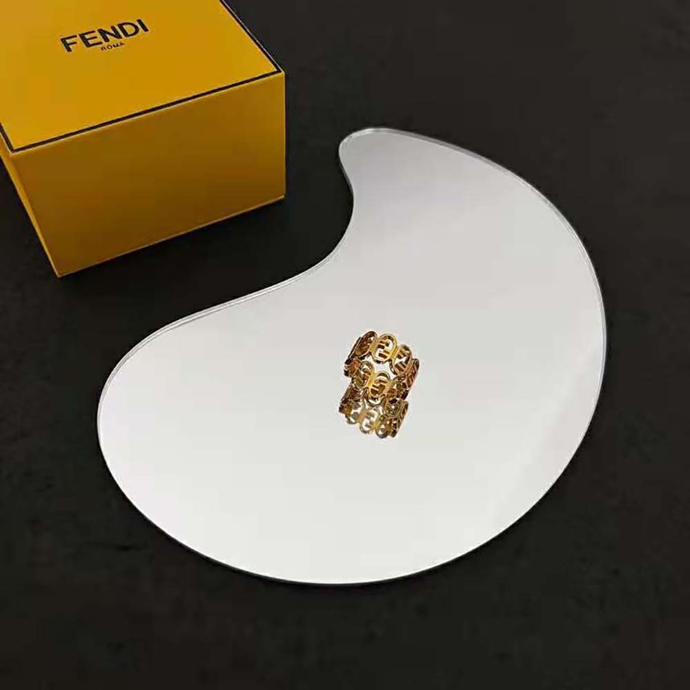 Fendi Women O’Lock Ring Gold-coloured (3)
