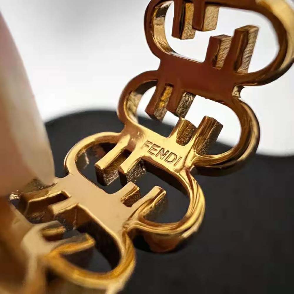 Fendi Women O’Lock Ring Gold-coloured (7)