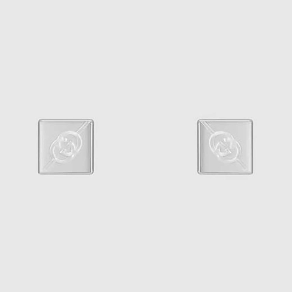 Gucci Women Diagonal Interlocking G Earrings (1)