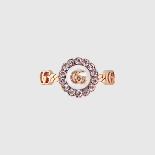 Gucci Women Double G Flower Ring (1)