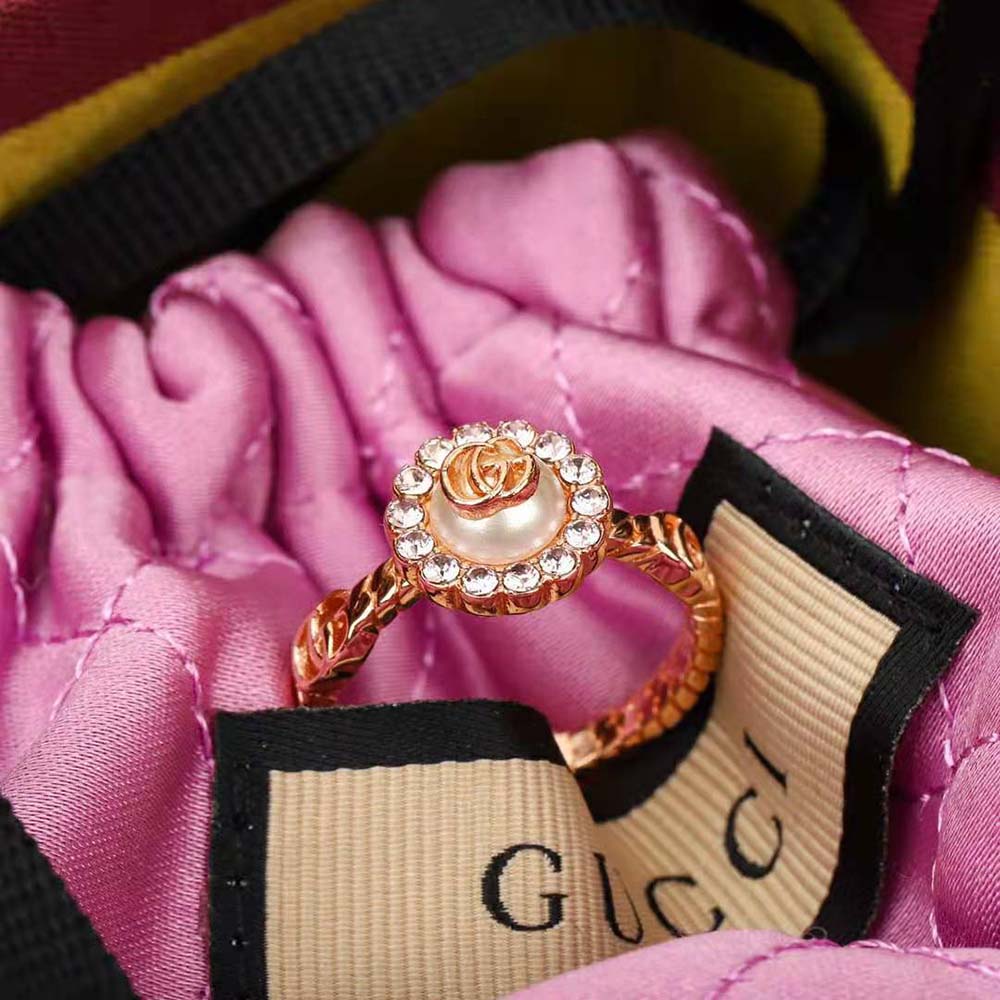 Gucci Women Double G Flower Ring (3)