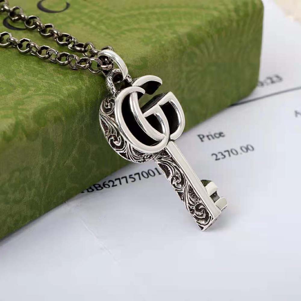 Gucci Women Double G Key Necklace (6)