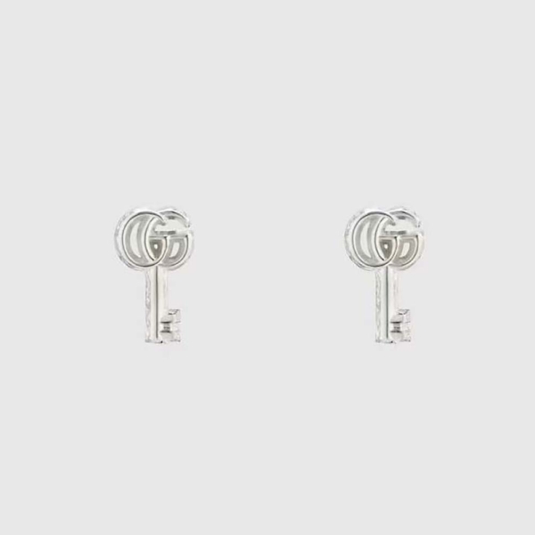 Gucci Women GG Marmont Key Earrings (1)