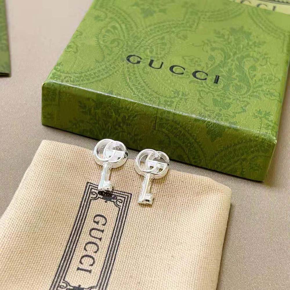 Gucci Women GG Marmont Key Earrings (6)