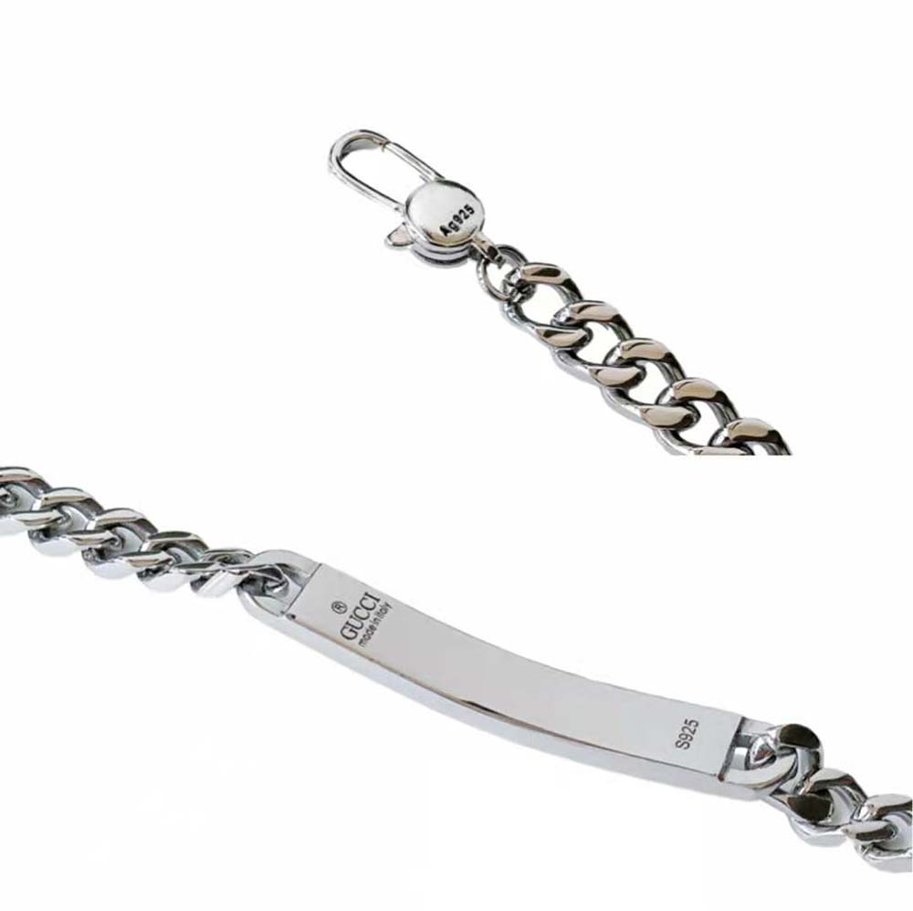 Gucci Women Guccighost Chain Bracelet in Silver (6)