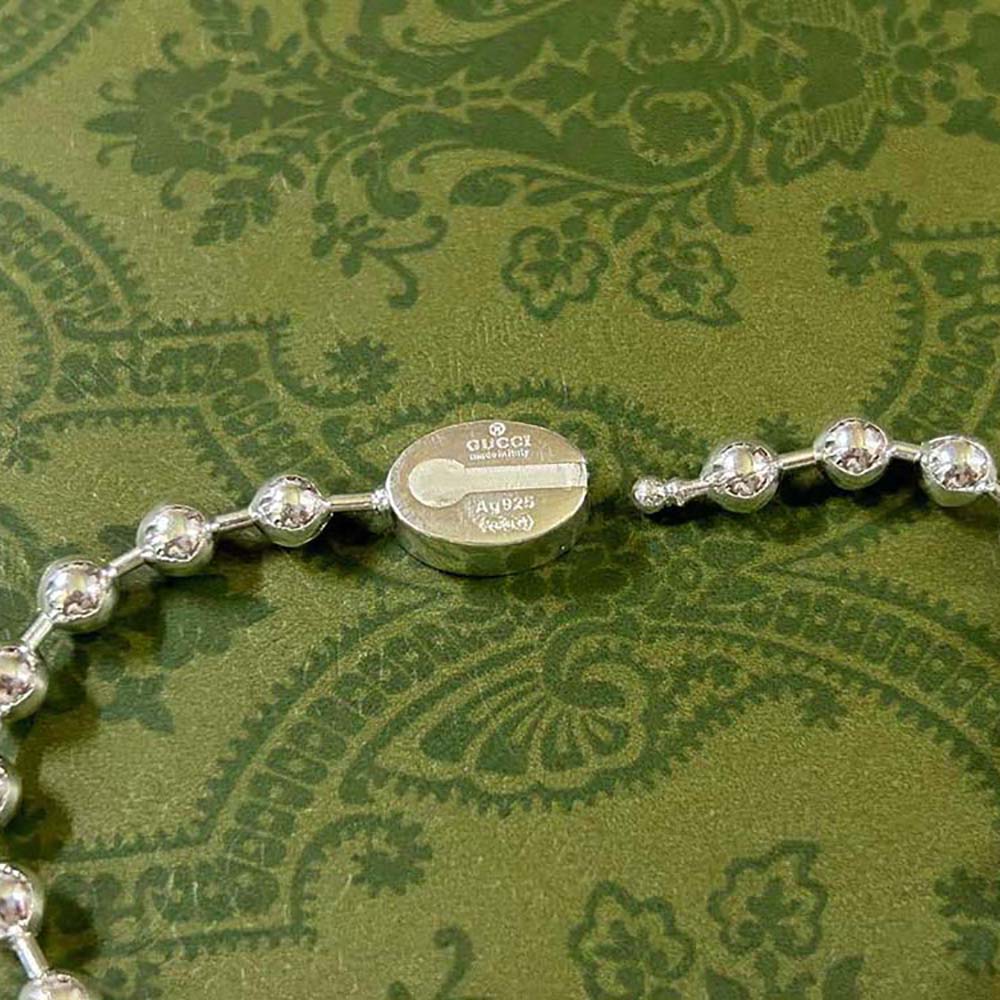 Gucci Women Interlocking G Boule Chain Necklace (7)