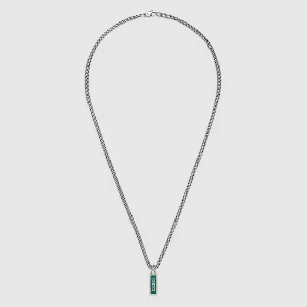 Gucci Women Necklace with Enamel Pendant (1)