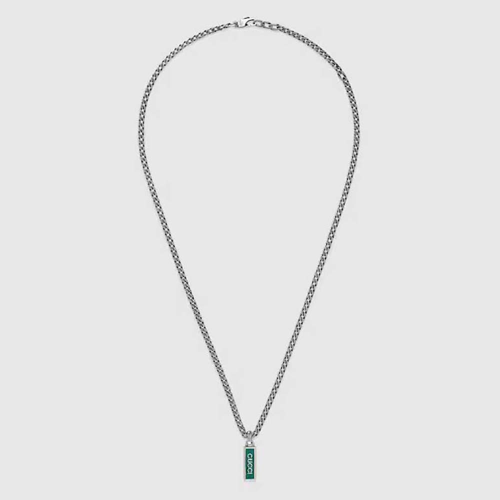 Gucci Women Necklace with Enamel Pendant (1)