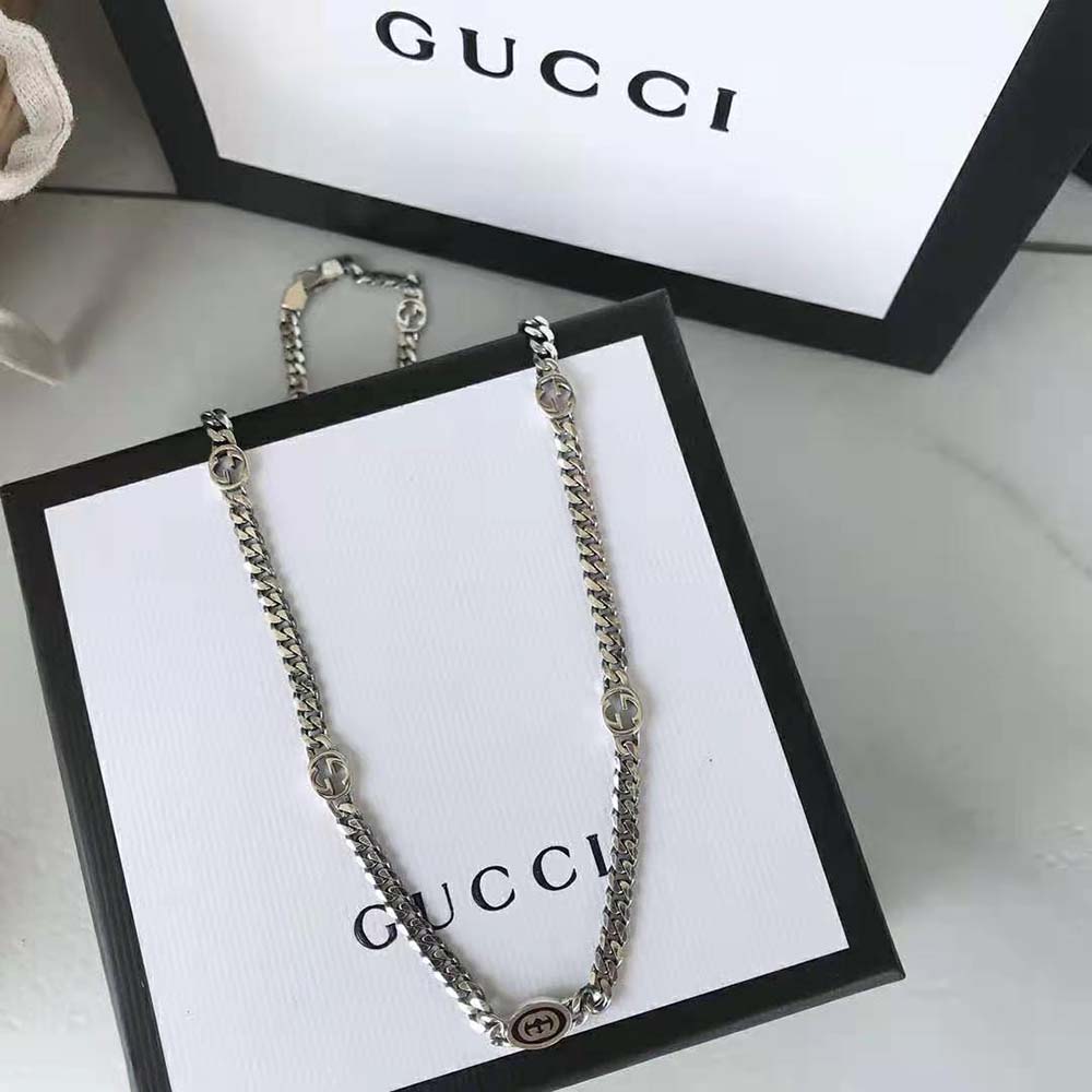 Gucci Women Thin Interlocking G Necklace (3)