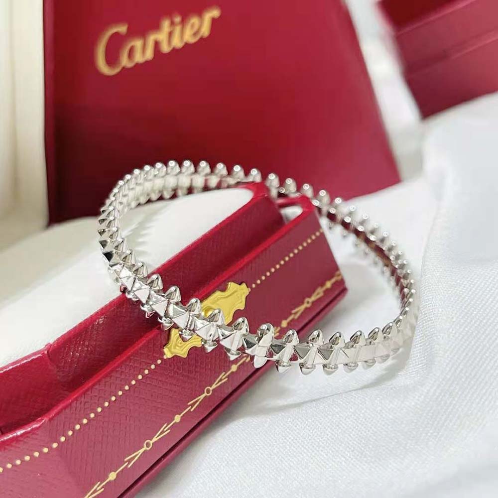 Cartier Women Clash De Cartier Bracelet Small Model in 18K White Gold (4)