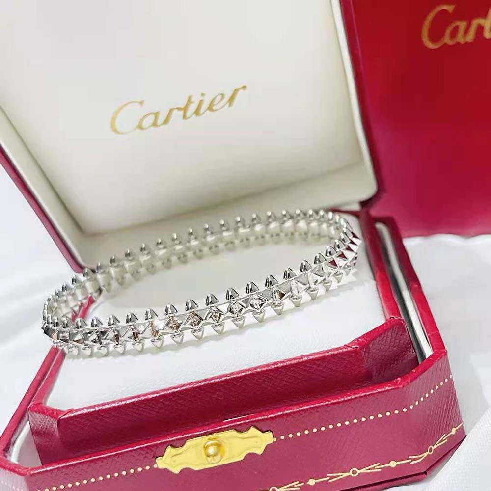 Cartier Women Clash De Cartier Bracelet Small Model in 18K White Gold (6)