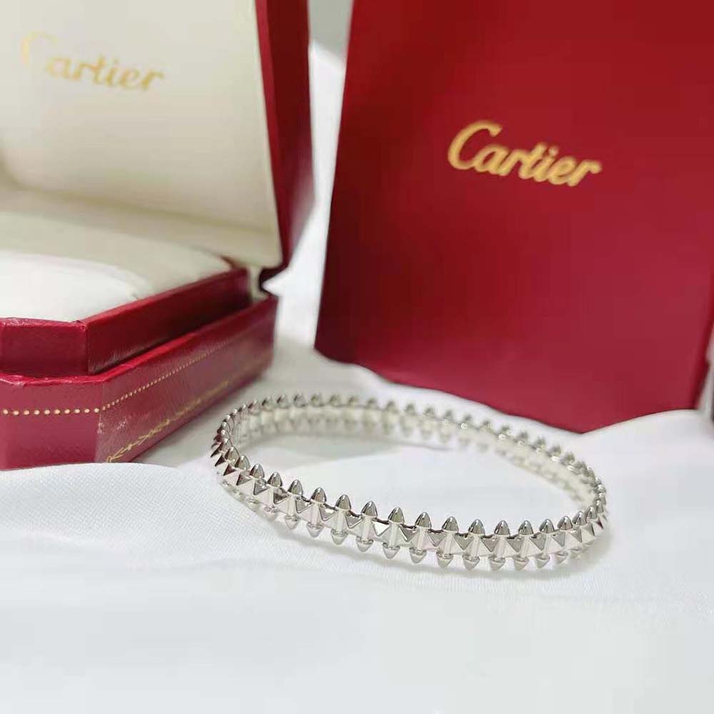 Cartier Women Clash De Cartier Bracelet Small Model in 18K White Gold (7)