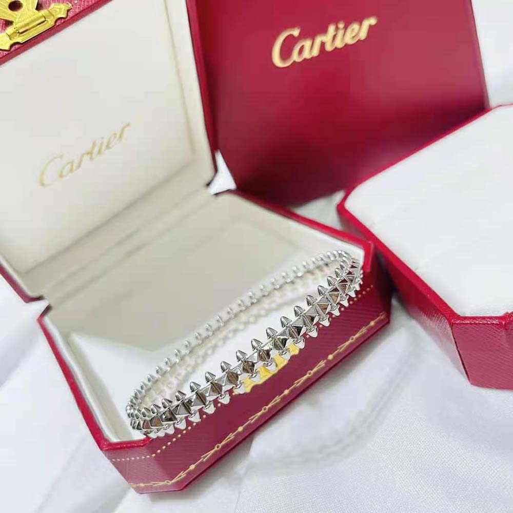 Cartier Women Clash De Cartier Bracelet Small Model in 18K White Gold (9)
