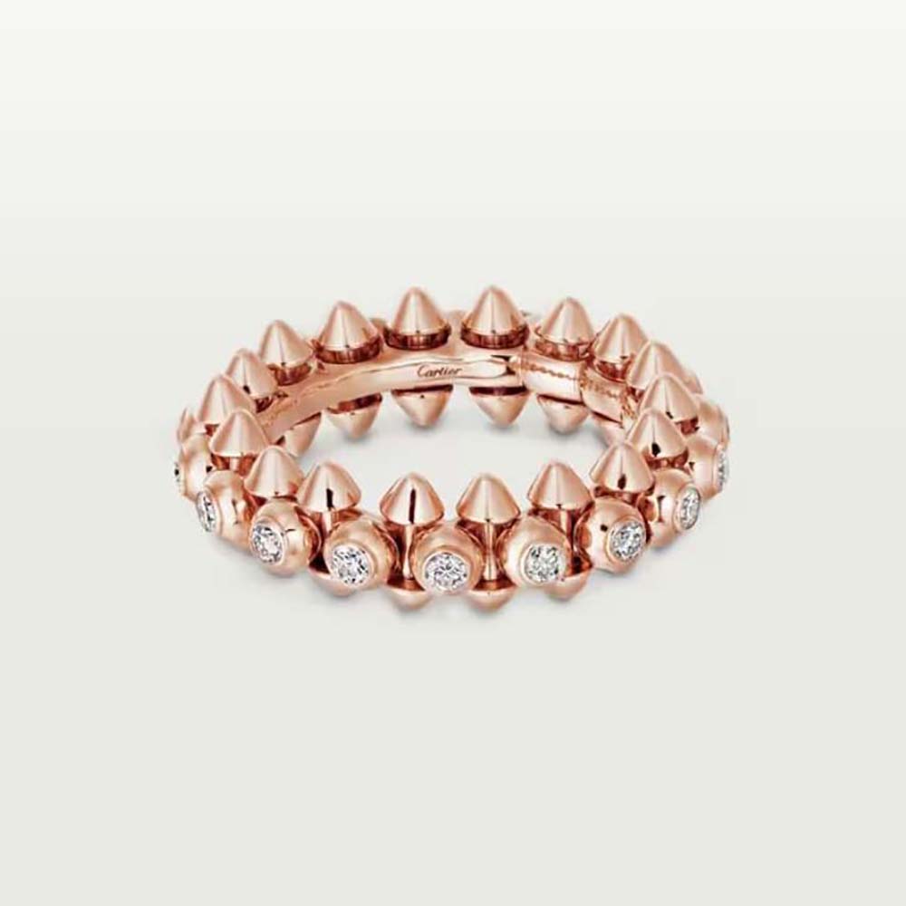 Cartier Women Clash De Cartier Ring Diamonds in Rose Gold (1)