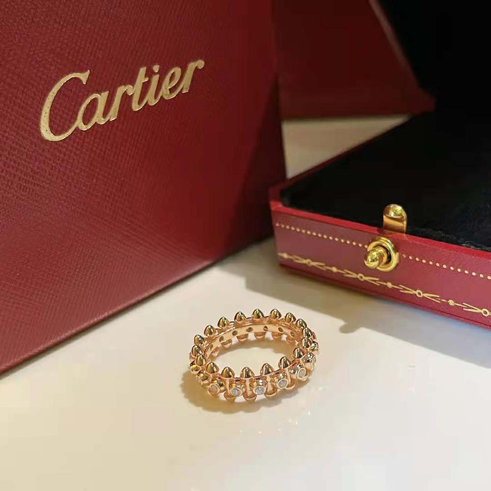 Cartier Women Clash De Cartier Ring Diamonds in Rose Gold (2)